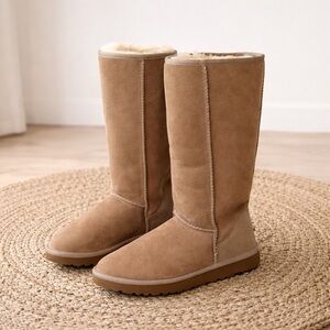 UGG Classic Tall Light Tan Boots Size 9 - New